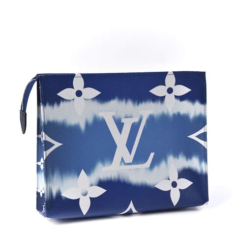 LOUIS VUITTON Monogram Escale Toiletry Pouch 26 Blue 